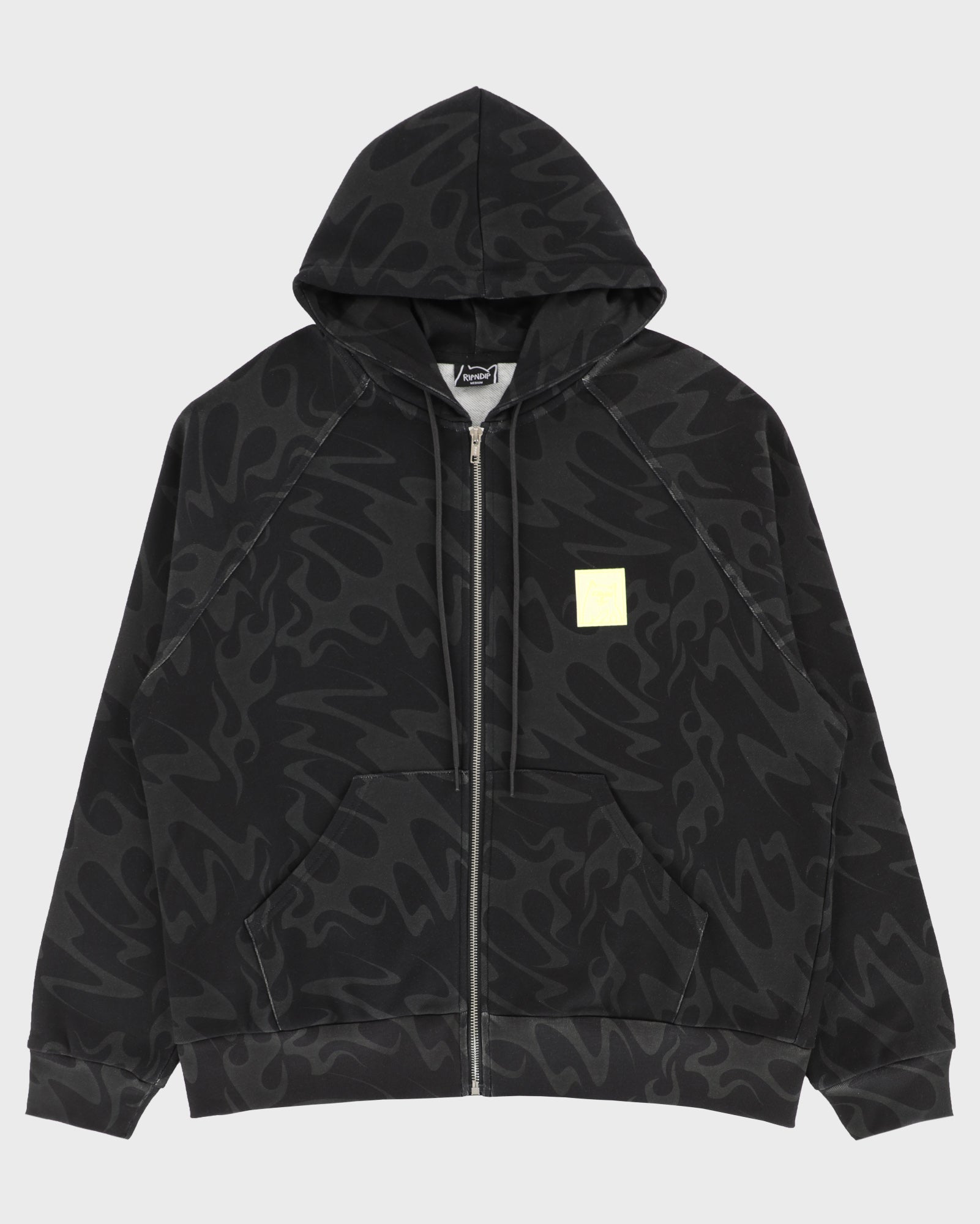 LAKAI X RIPNDIP Flame Zipper Hoodie - Dark Grey – Lakai