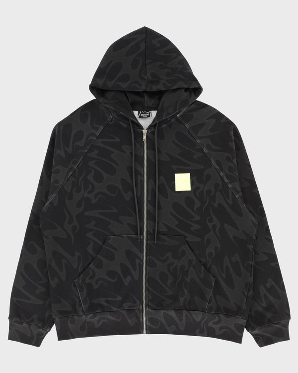 LAKAI X RIPNDIP Flame Zipper Hoodie - Dark Grey