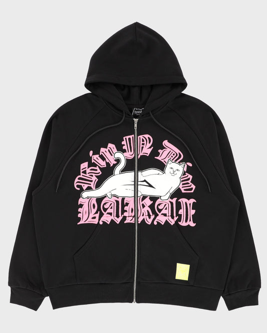 LAKAI X RIPNDIP Zipper Hoodie - Black