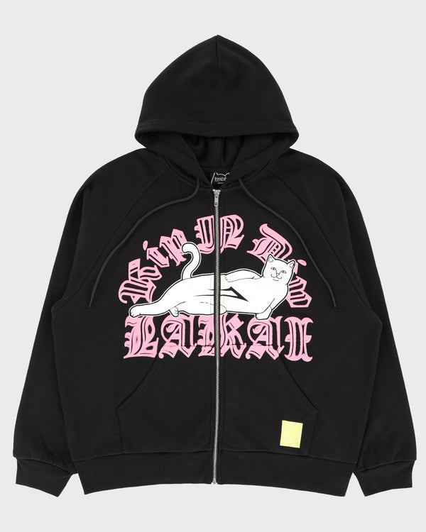 LAKAI X RIPNDIP Zipper Hoodie - Black