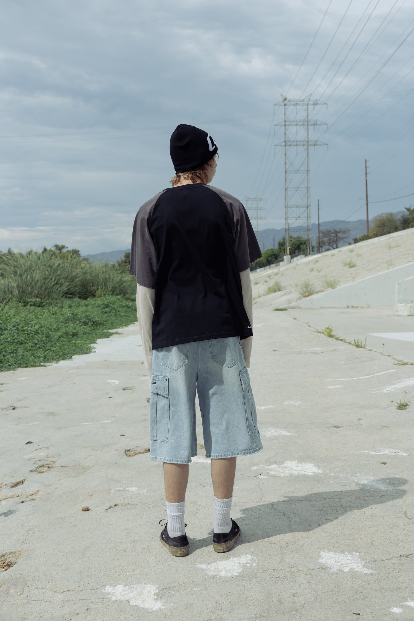 Cargo Jumbo Jort - Blue