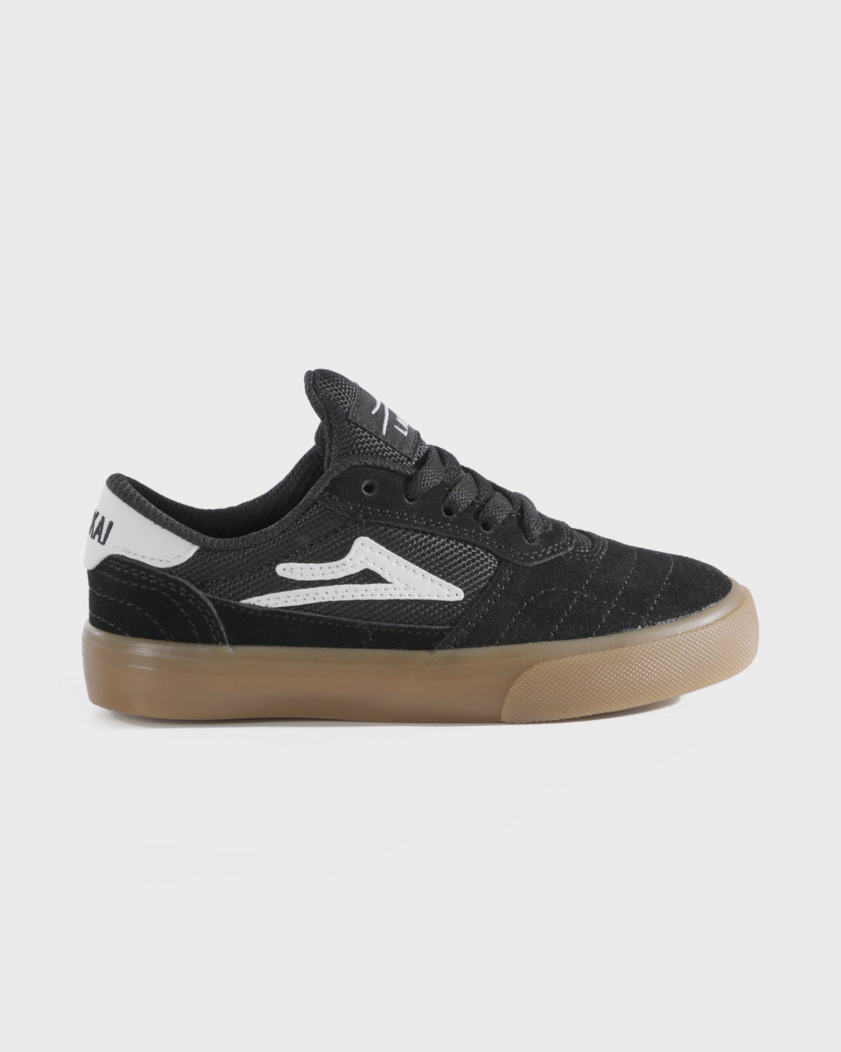 Cambridge Kids - Black/Gum Suede