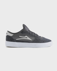 Cambridge Sale - Charcoal/White Suede