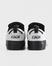 Aran New - WHITE LEATHER BLACK