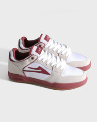 Telford Low New - White Suede Cordura Red pair