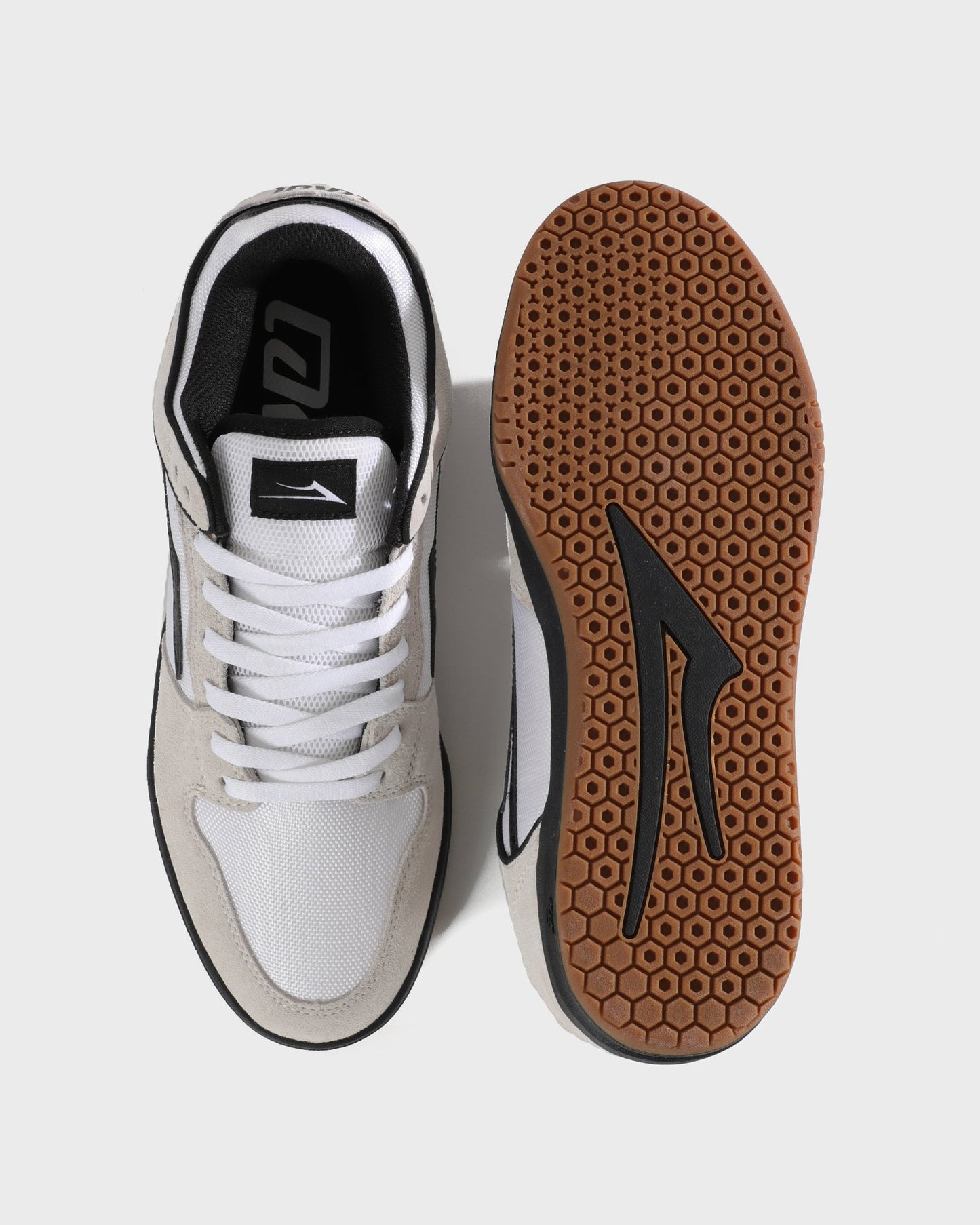 Telford Low - White Suede Cordura Black