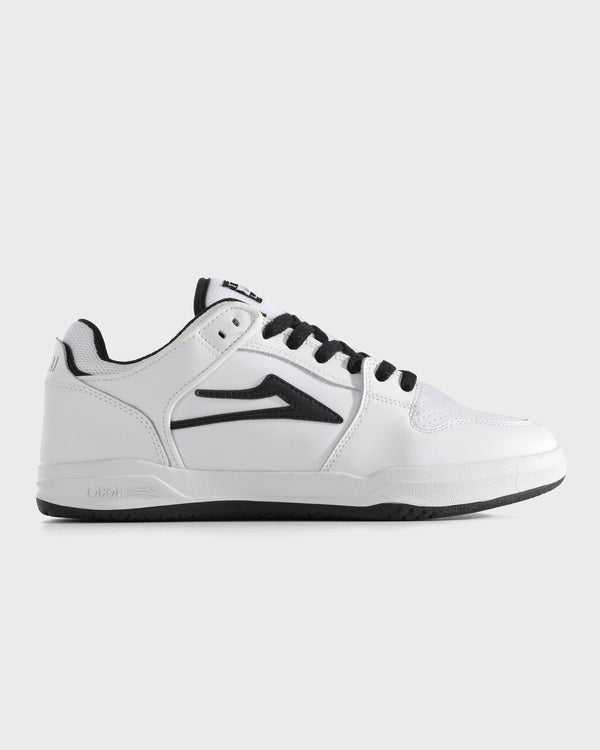 Telford Low - White/Black Leather