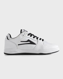 Telford Low  -  White/Black Leather