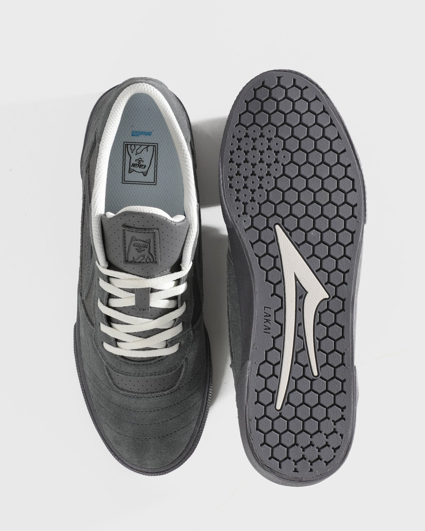 Cambridge - LAKAI x RIPNDIP Grey Suede