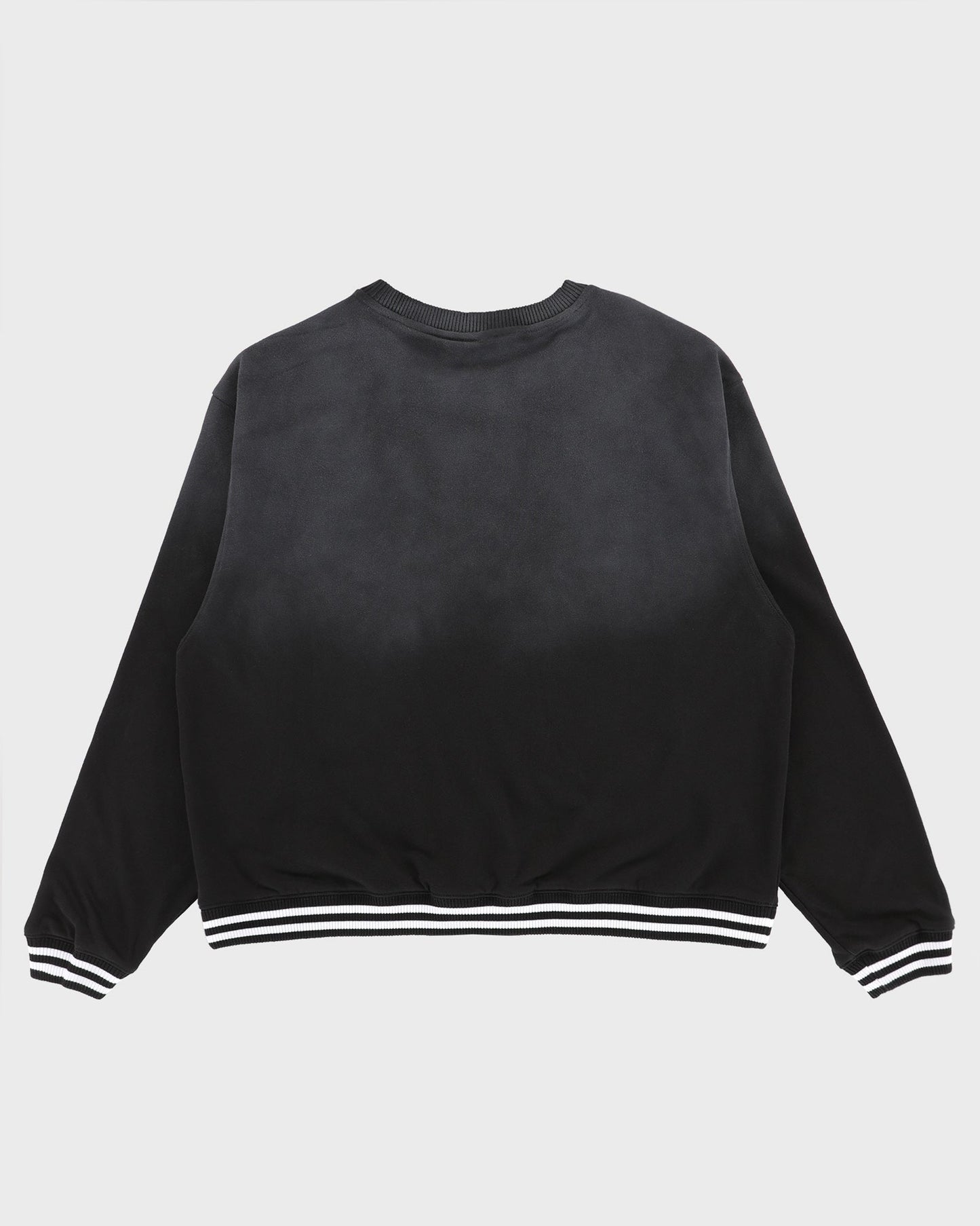 Classic Oversized Sunfaded Crewneck - Black