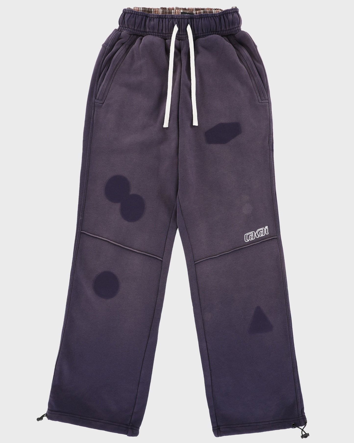 Double Waisted Sunfaded Sweatpants - Indigo