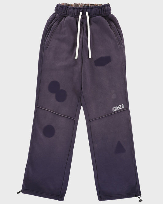 Double Waisted Sunfaded Sweatpants - Indigo