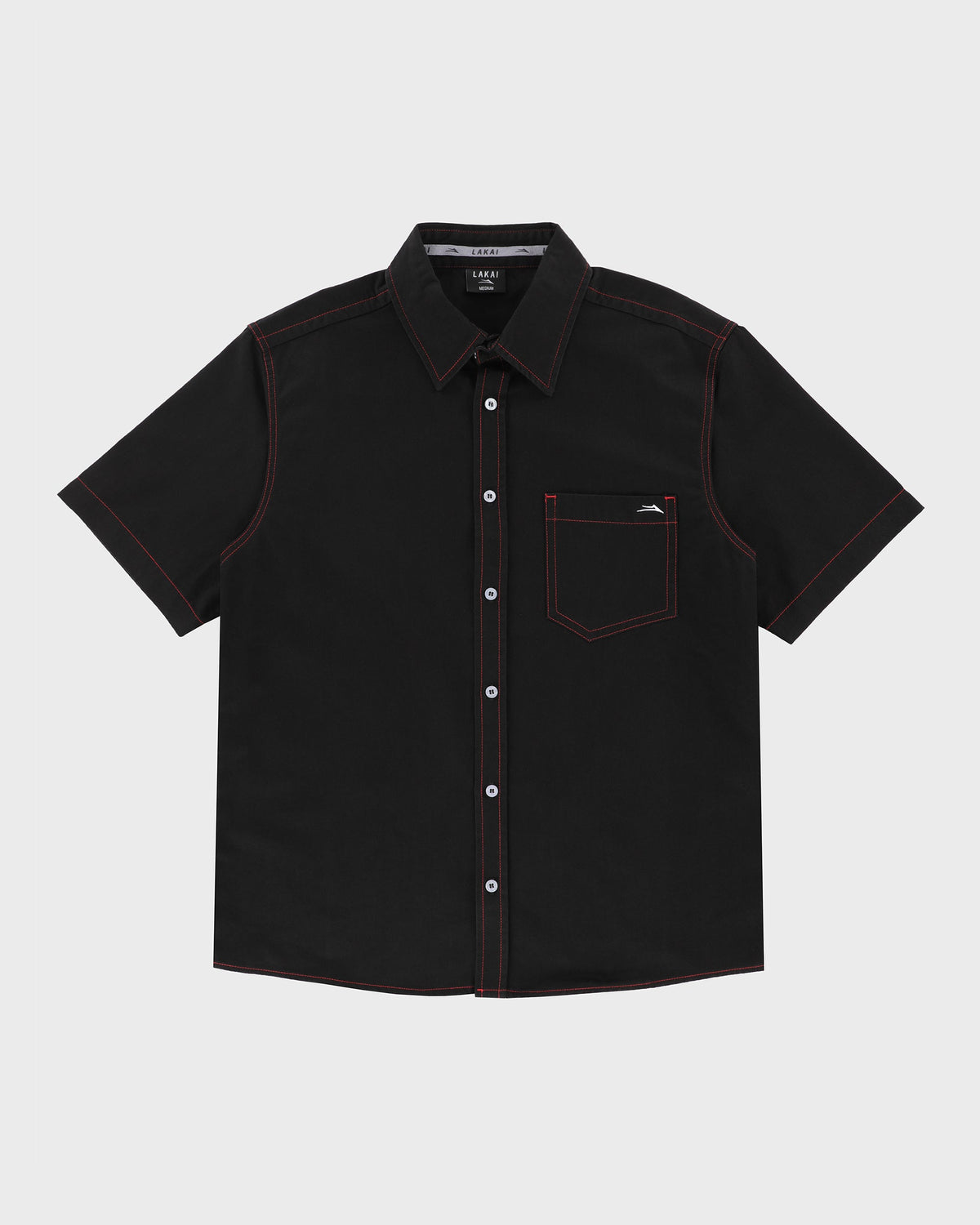 Heavyweight Button Up Shirt - Black