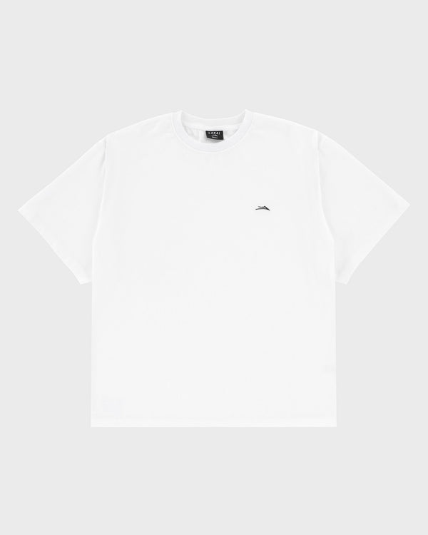 Sunfaded Cropped Boxy Tee - White