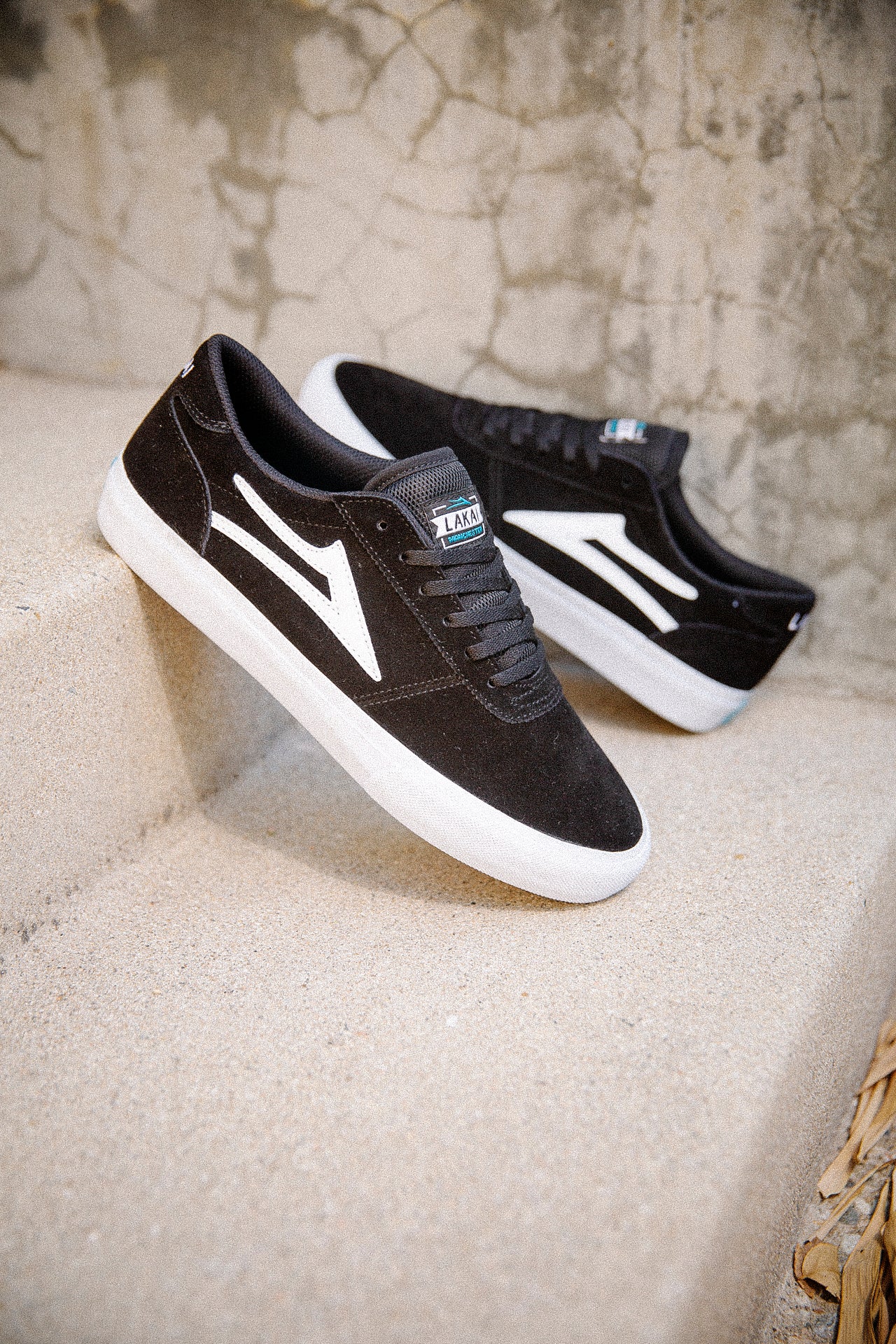 Manchester - Black Suede - Mens Shoes - Skate Vulcanized | Lakai