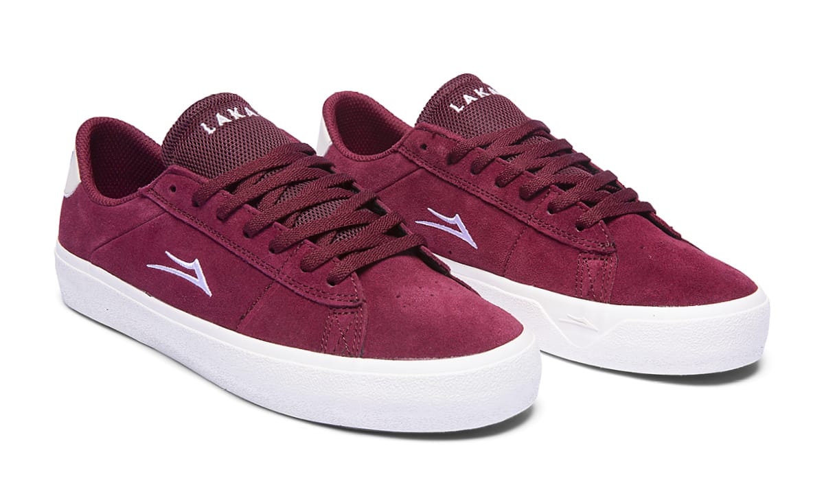 Newport Burgundy Suede Mens Shoes Skate Vulcanized Lakai Lakai Limited