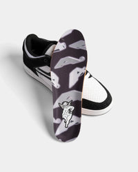 Lakai x Aura Telford Low skate shoe in Black, detail view