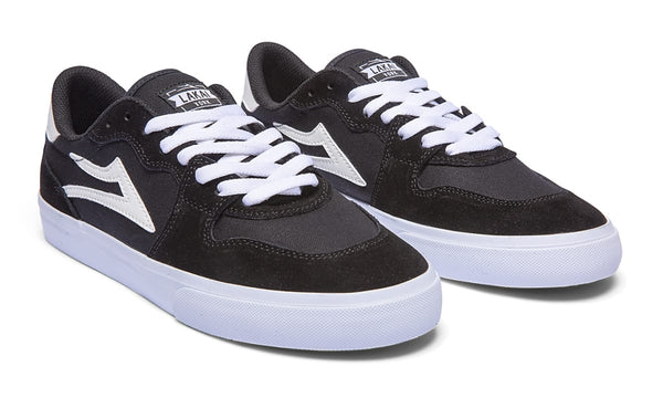 York - Black/White Suede