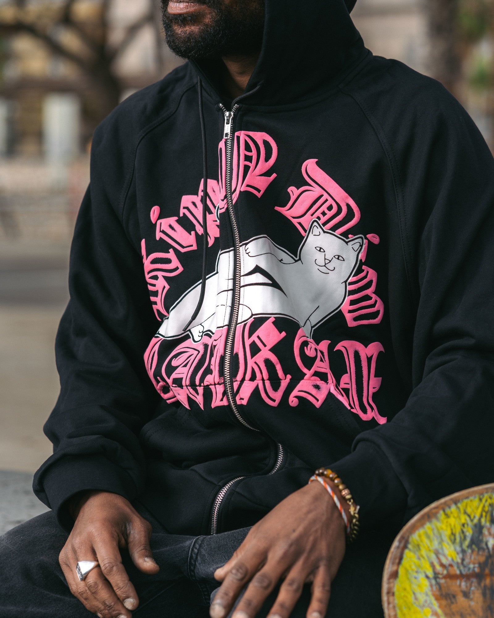 LAKAI X RIPNDIP Zipper Hoodie - Black – Lakai