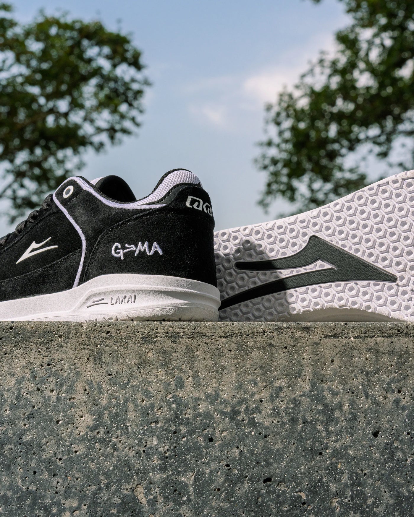 Chris Joslin's Lakai Telford Low Black / White, skated