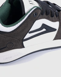 Lakai Telford Low Evon Martinez skate shoe, heel and collar detail