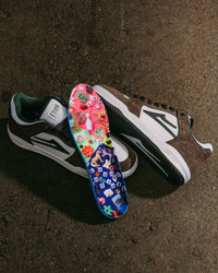 Skater wearing Lakai Telford Low Evon Martinez skate shoes