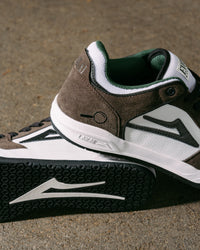 Skater wearing Lakai Telford Low Evon Martinez skate shoes