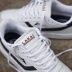 Terrace - White/Navy Suede
