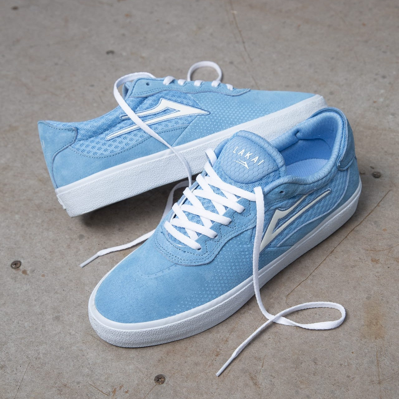 Essex Light Blue Suede Mens Shoes Skate Vulcanized Lakai Lakai Limited