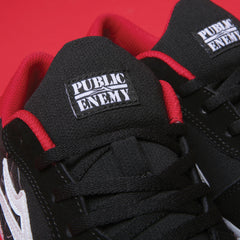 Cambridge - Public Enemy Black/Red Suede