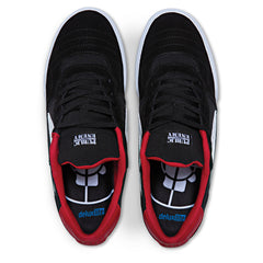 Cambridge - Public Enemy Black/Red Suede