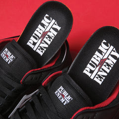 Cambridge - Public Enemy Black/Red Suede