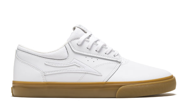 Griffin - White/Gum Leather – Lakai Limited Footwear