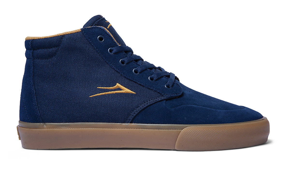 Riley 3 High - Navy/Gum Suede - Mens Shoes - Skate Vulcanized | Lakai –  Lakai Limited