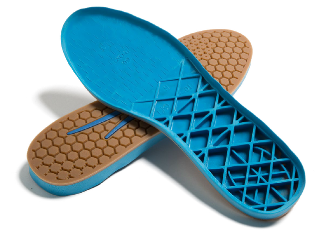 PARA-MOUNT dual density outsole, cutaway view
